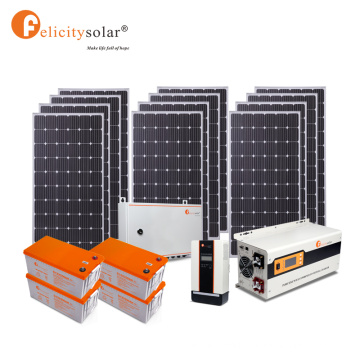 3000w solar power system  tie inverter with battery  solar power emergency system voltage regulator 48v